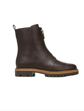 Vince Cabria Water Resistant Front Zip Lug/Combat Front Zip Boots